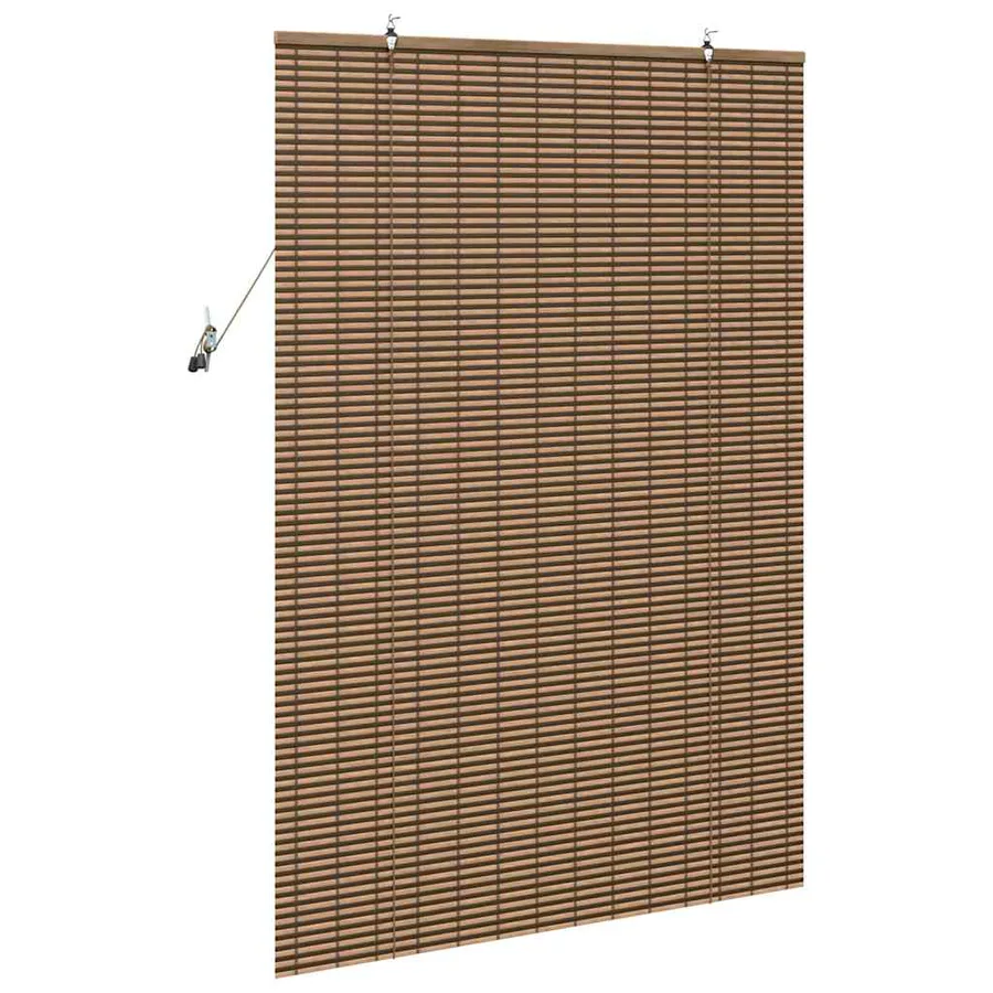 Store enrouleur Marron 110 x 160 cm Bambou - 5