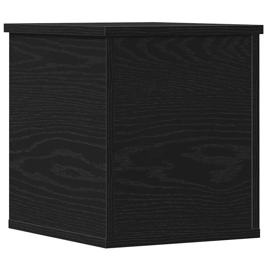 Boîte de Rangement Chêne noir 30 x 35 x 35 cm Bois d'ingénierie - 2
