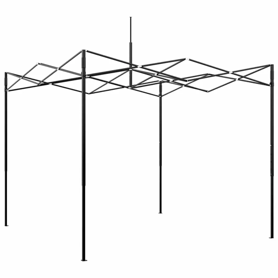 Serre avec cadre pop-up avec toit Vert 290 x 290 x 315 cm Fer - 5