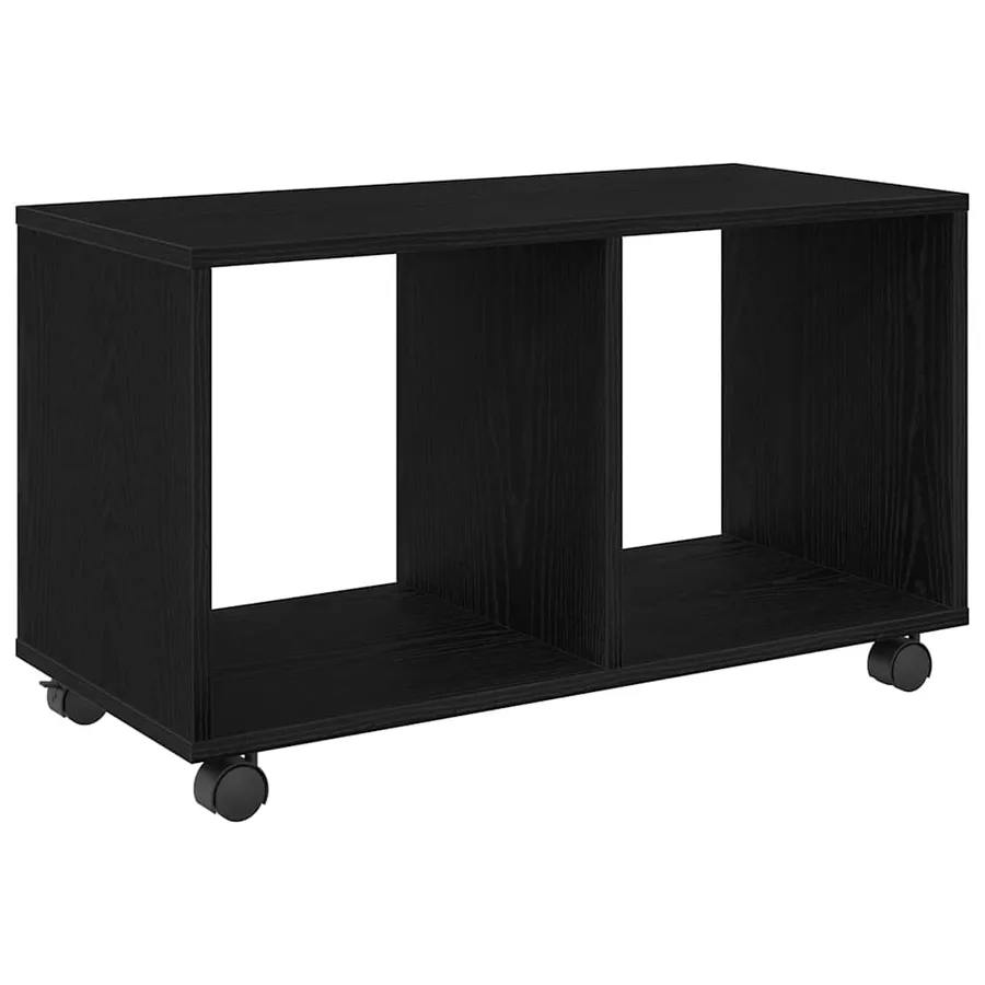 Table d'appoint Chêne noir 72 x 33 x 42,5 cm Bois d'ingénierie - 6