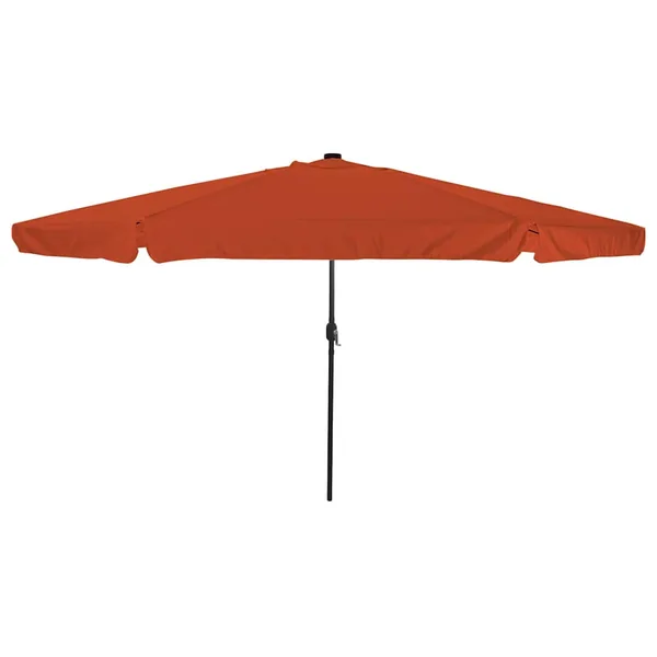 Parasol de jardin Terre cuite 395 x 395 x 245 cm Polyester