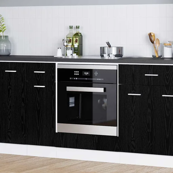 Armoire suspendue avec stockage Chêne noir 60 x 46 x 81,5 cm
