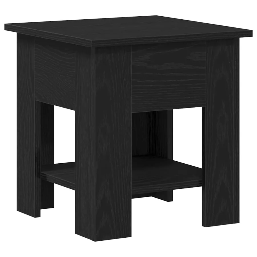 Table basse Chêne noir 40 x 40 x 42 cm Bois d'ingénierie - 5