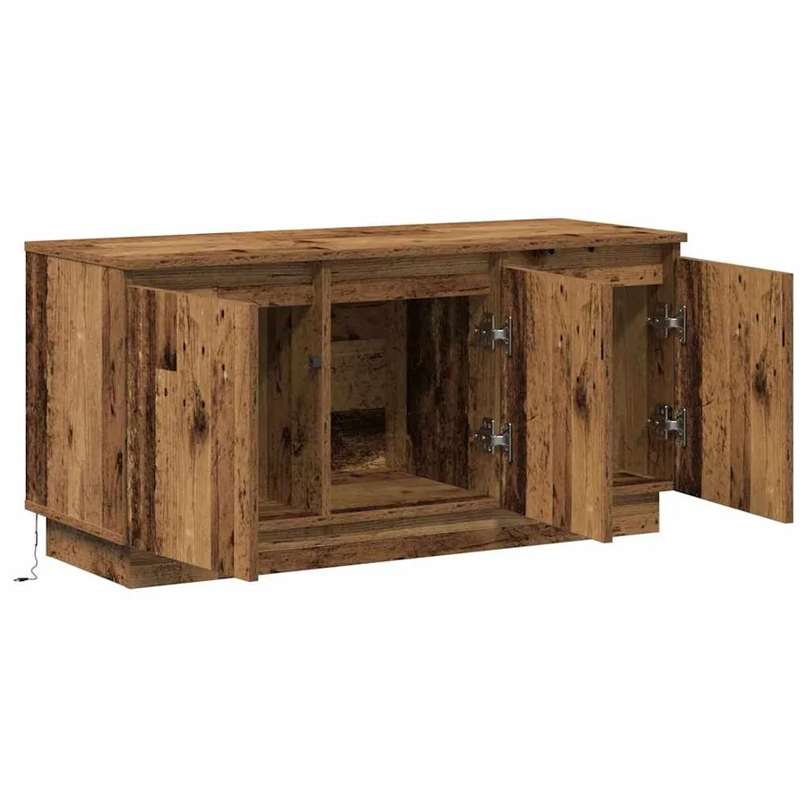 Meuble TV Bois Ancien 100 x 38 x 49 cm Bois d'ingénierie - 6