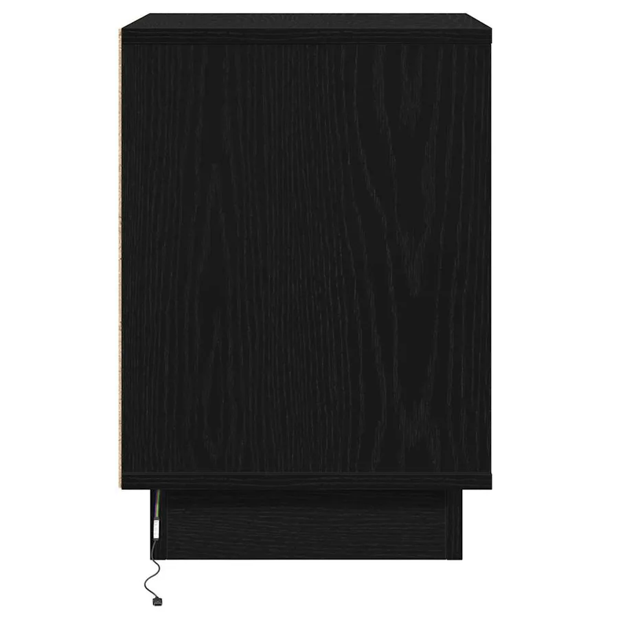 Cabinet de chevet 2 pcs Chêne noir 39 x 34,5 x 50 cm - 9