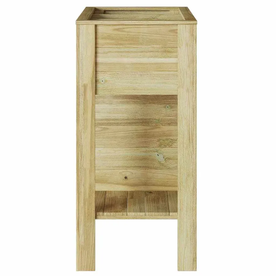 Jardin haut avec étagère Marron Pinède imprégnée - 6