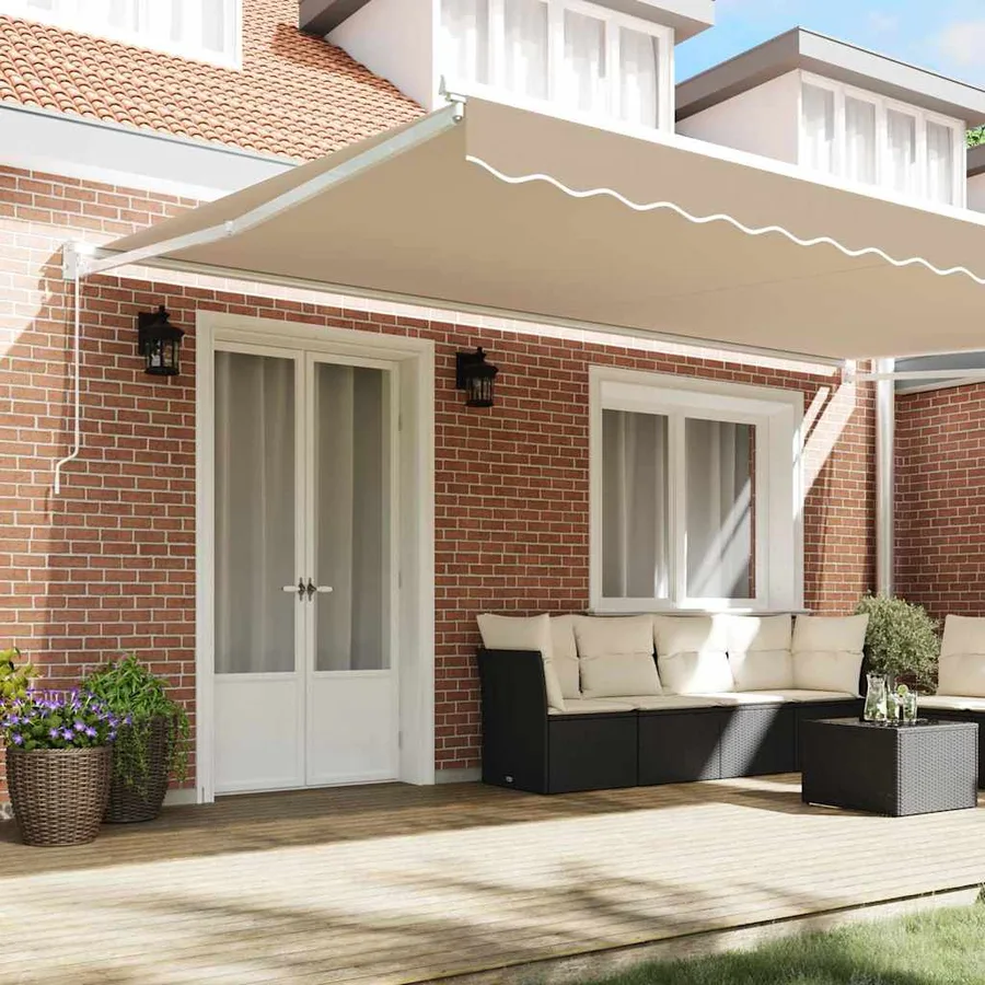 Auvent rétractable Beige 500 x 300 x 165 cm - 3