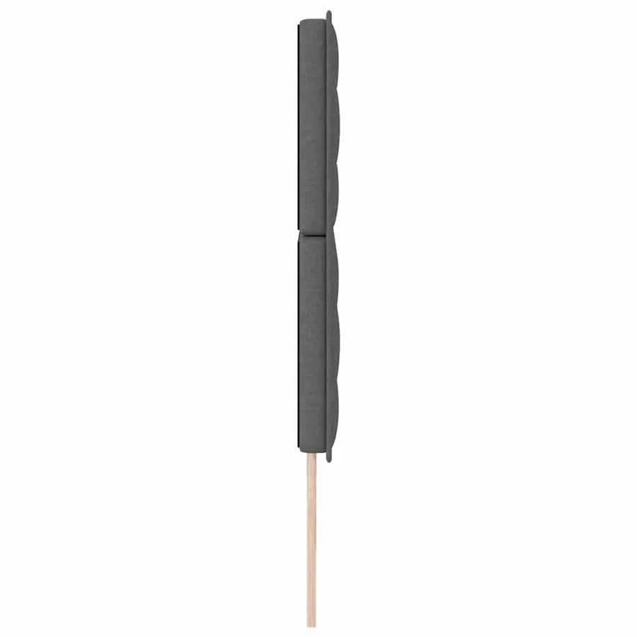Tête de lit Gris foncé 180 cm tissu - 5