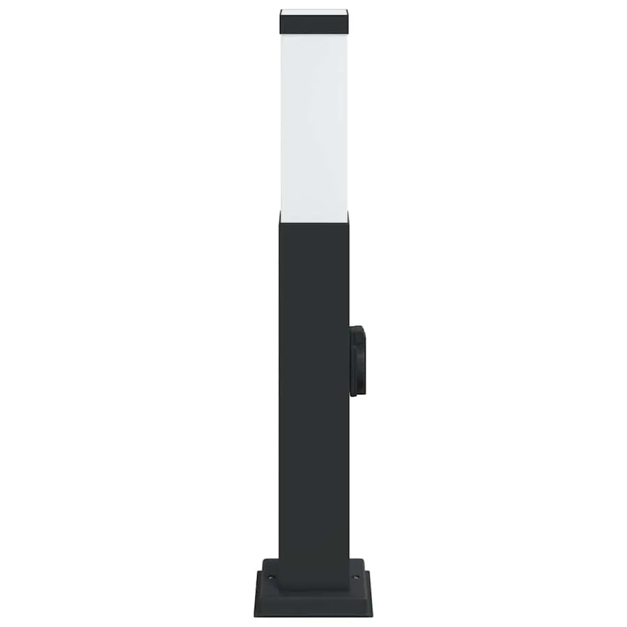 Borne lumineuse avec sortie 50 cm Noir IP44 - 4