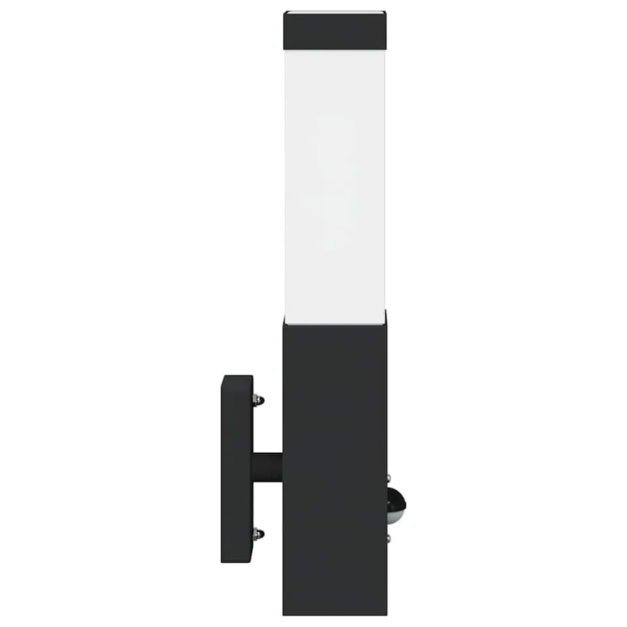 Applique Murale Extérieure 2 pcs Noir 10.5 x 6 x 33 cm - 6