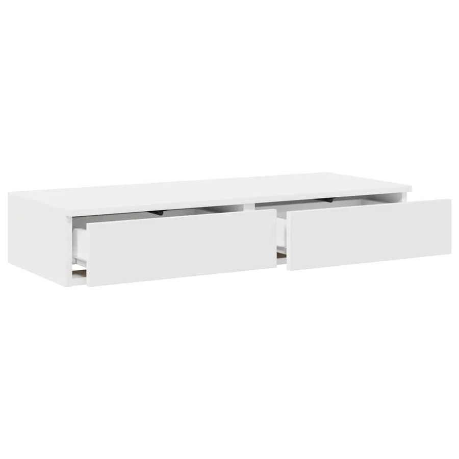Tiroirs de lit Blanc 75 x 36,5 x 16,5 cm Bois d'ingénierie - 5