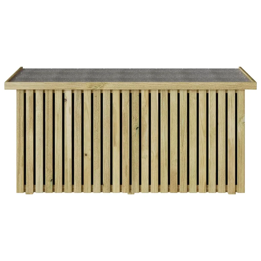 Boîte de Rangement de Jardin Naturel 119 x 44 x 58,5 cm - 5
