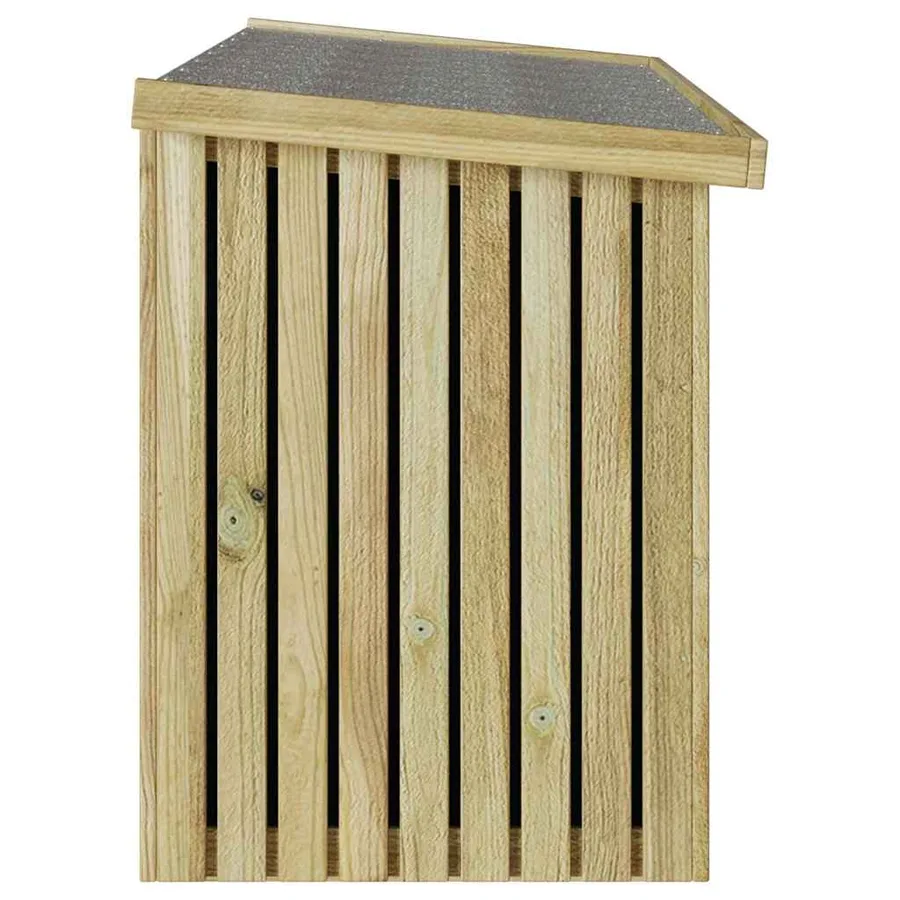 Boîte de Rangement de Jardin Naturel 119 x 44 x 58,5 cm - 6