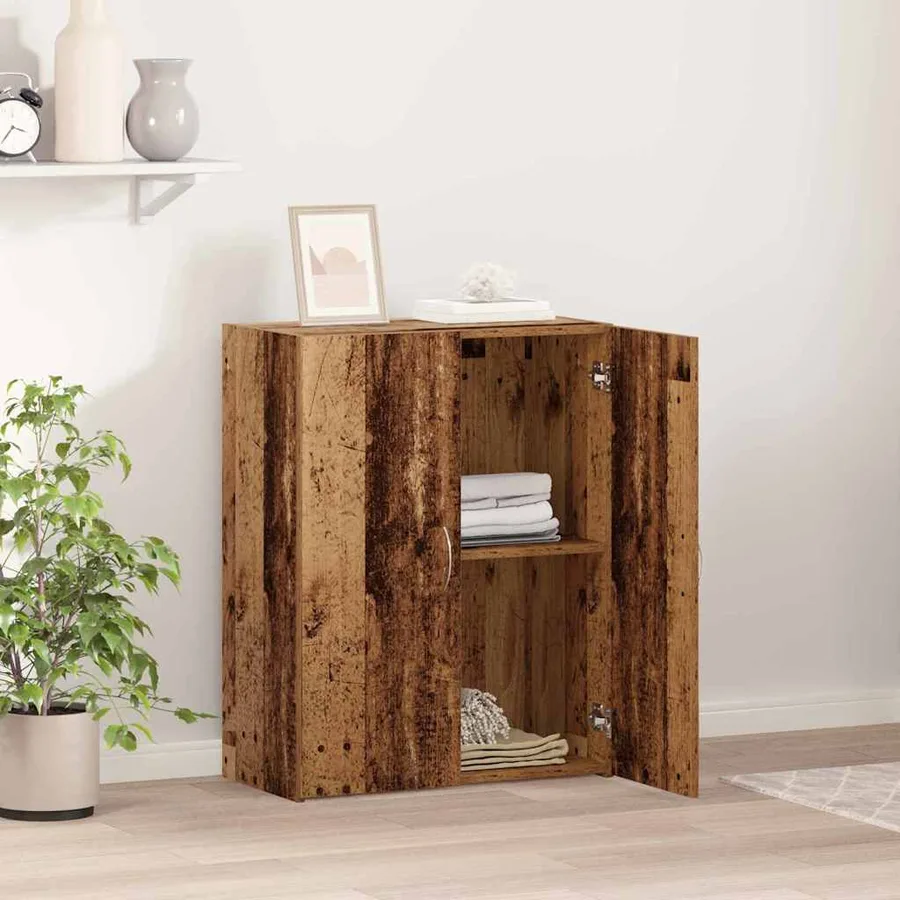 Cabinet de Bureau Bois ancien 70 x 32 x 77.5 cm - 4