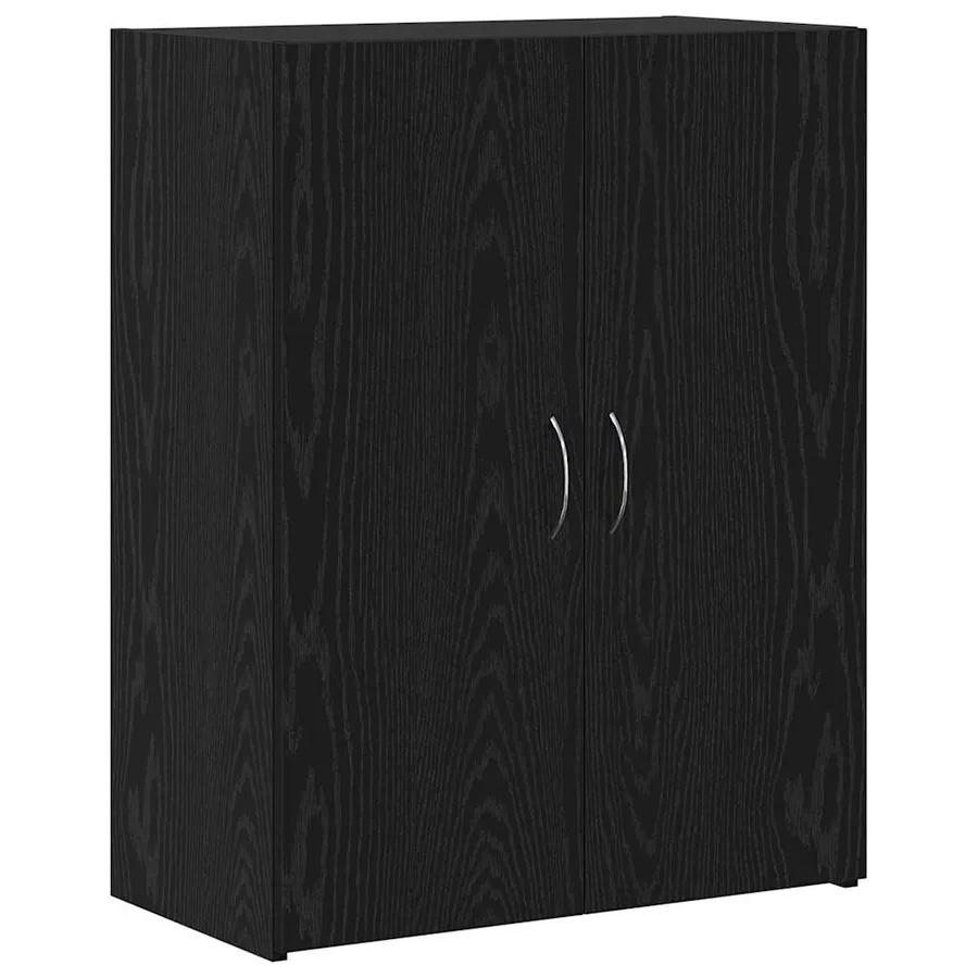 Cabinet de Bureau Chêne noir 70 x 32 x 77.5 cm - 2