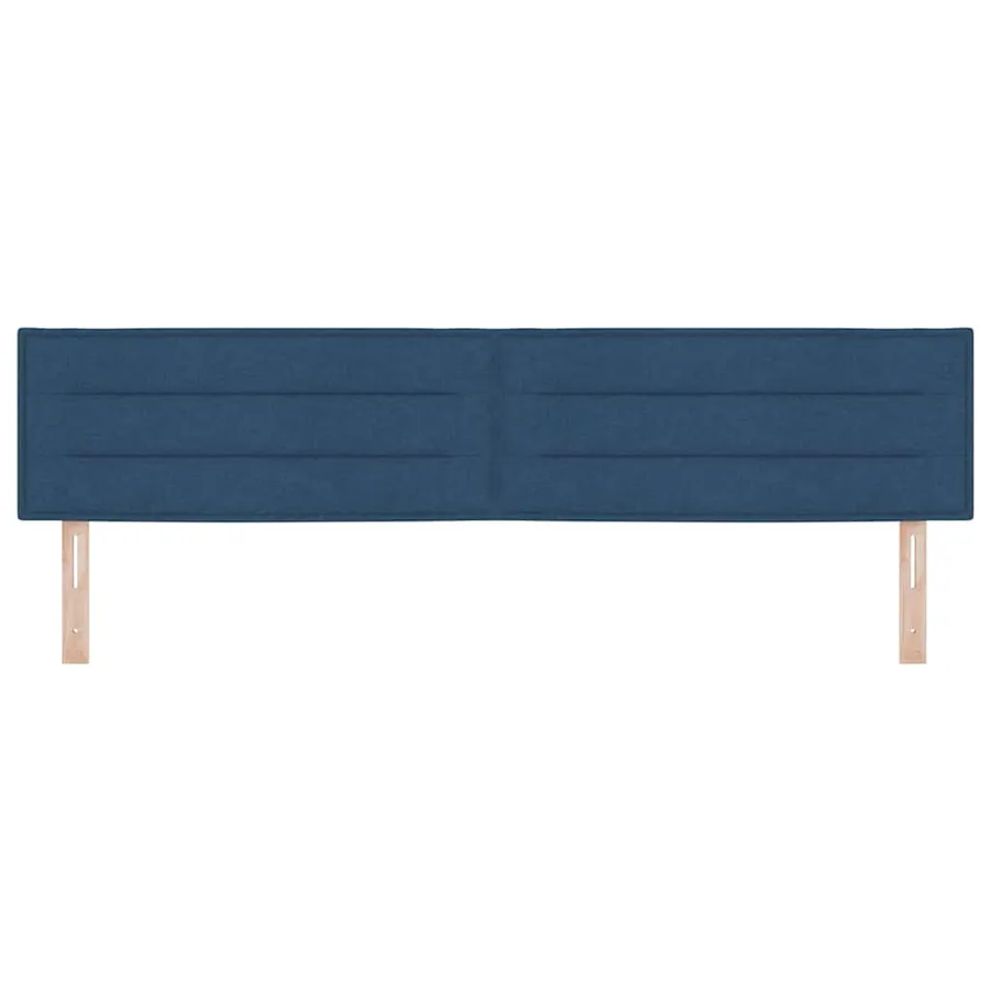 Tête de lit LED avec bandes LED Bleu 200 cm tissu - 5
