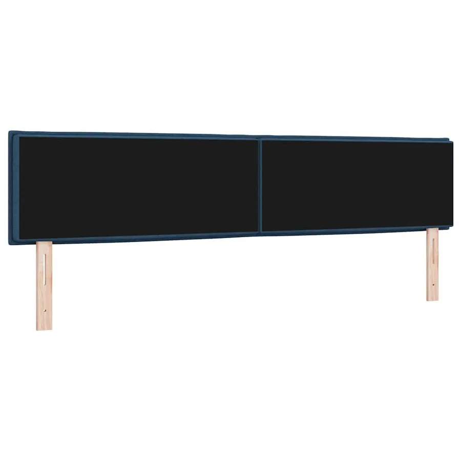 Tête de lit LED avec bandes LED Bleu 200 cm tissu - 7