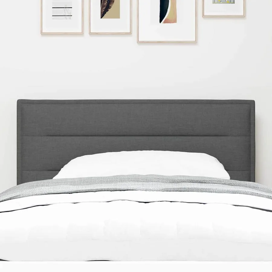 Tête de lit Gris foncé 80 cm tissu - 3
