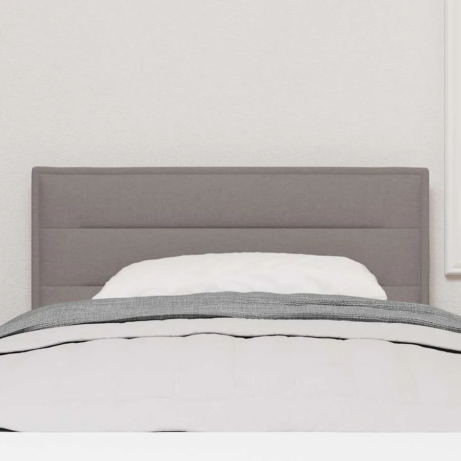 Tête de lit LED avec bandes LED Taupe 100 cm tissu - 3