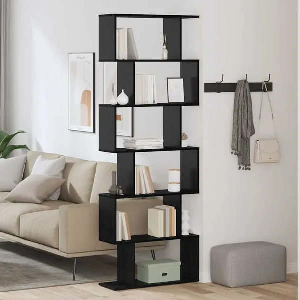 Bibliothèque Chêne noir 70 x 24 x 193,5 cm Bois d'ingénierie