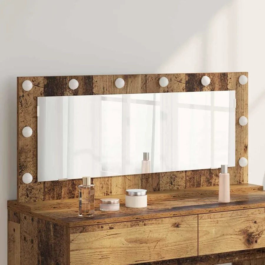 Miroir de vanité Rectangulaire Bois ancien 100 x 45 x 18 cm