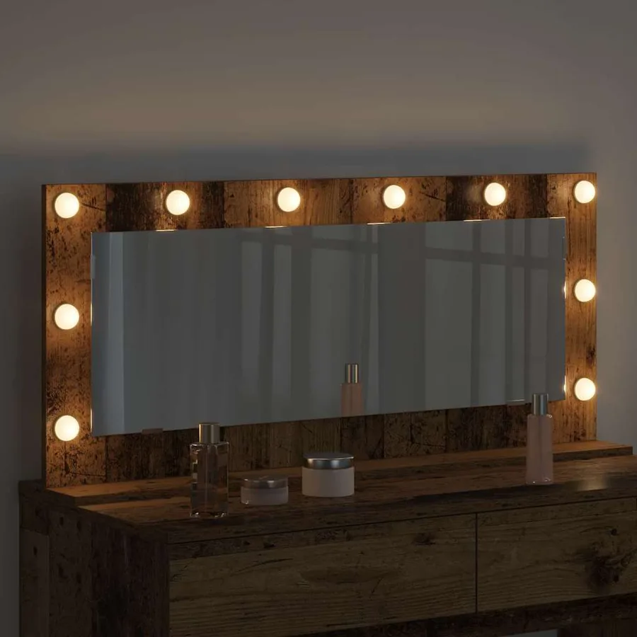 Miroir de vanité Rectangulaire Bois ancien 100 x 45 x 18 cm - 3