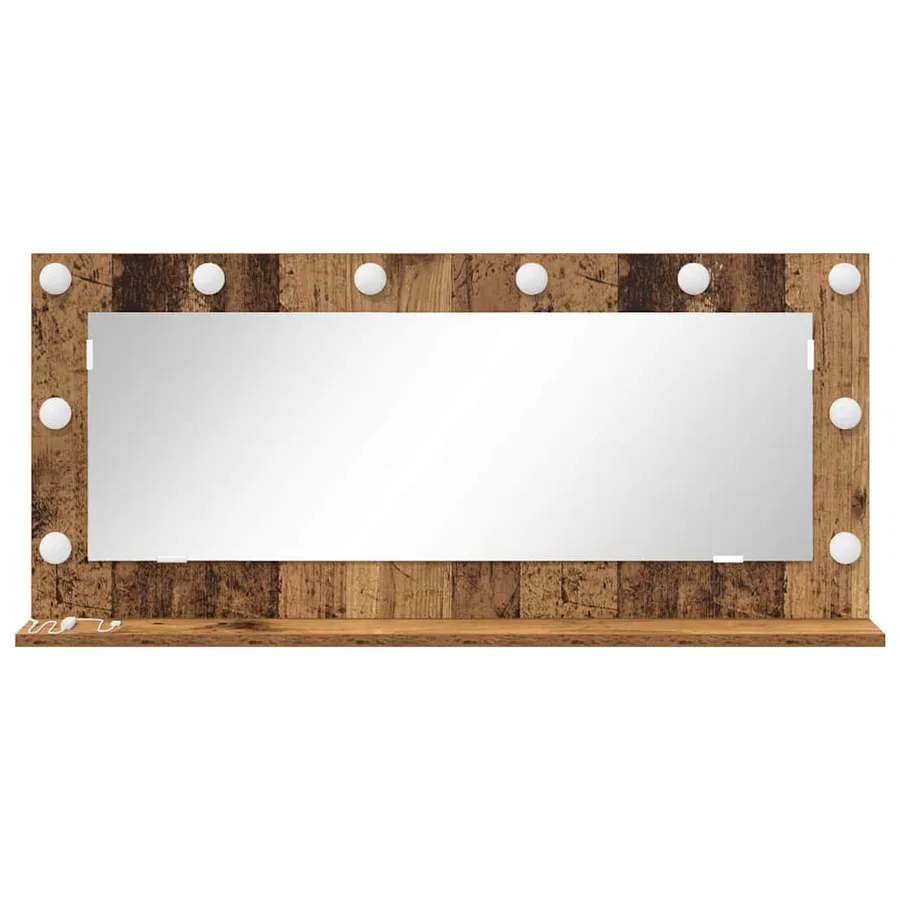 Miroir de vanité Rectangulaire Bois ancien 100 x 45 x 18 cm - 4