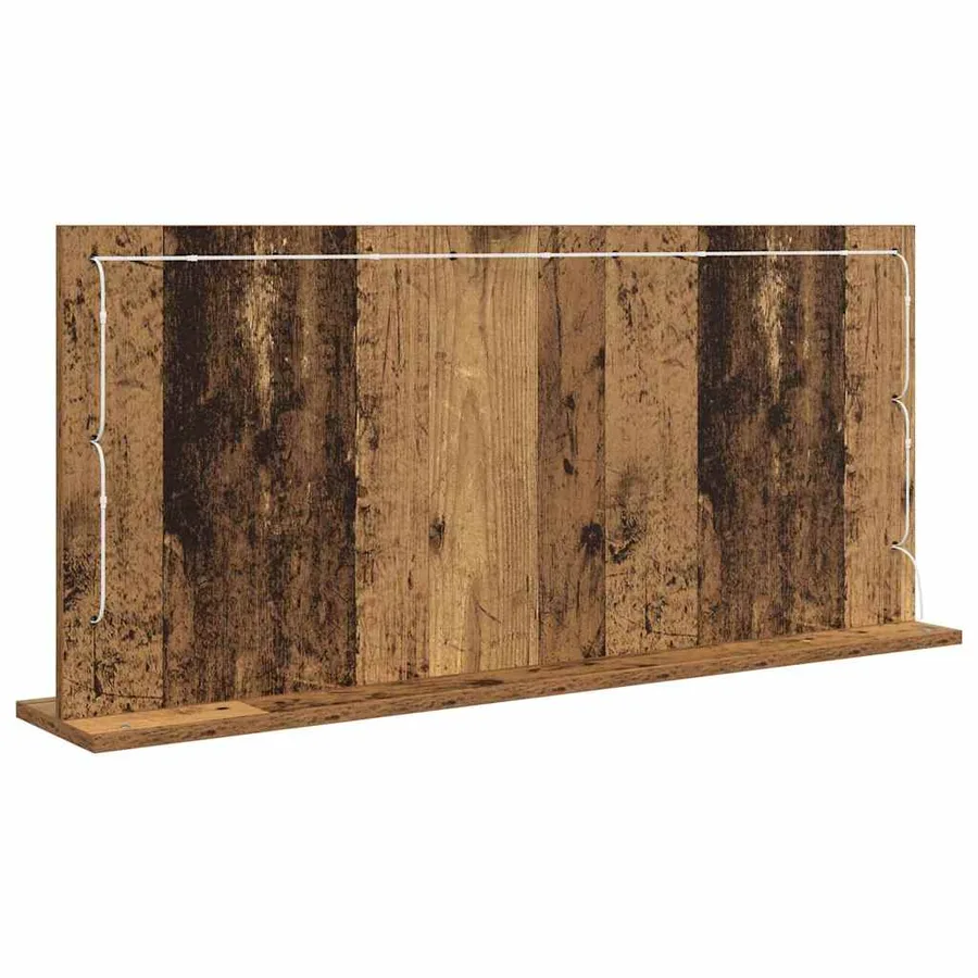 Miroir de vanité Rectangulaire Bois ancien 100 x 45 x 18 cm - 6