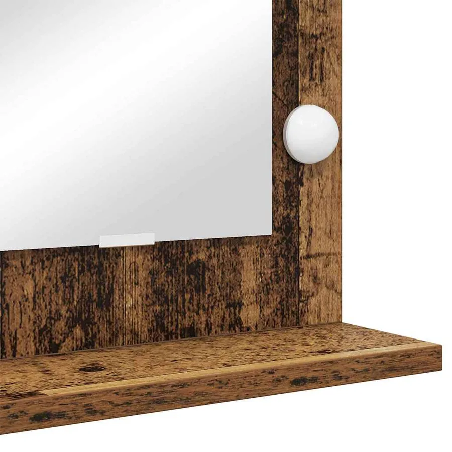 Miroir de vanité Rectangulaire Bois ancien 100 x 45 x 18 cm - 7
