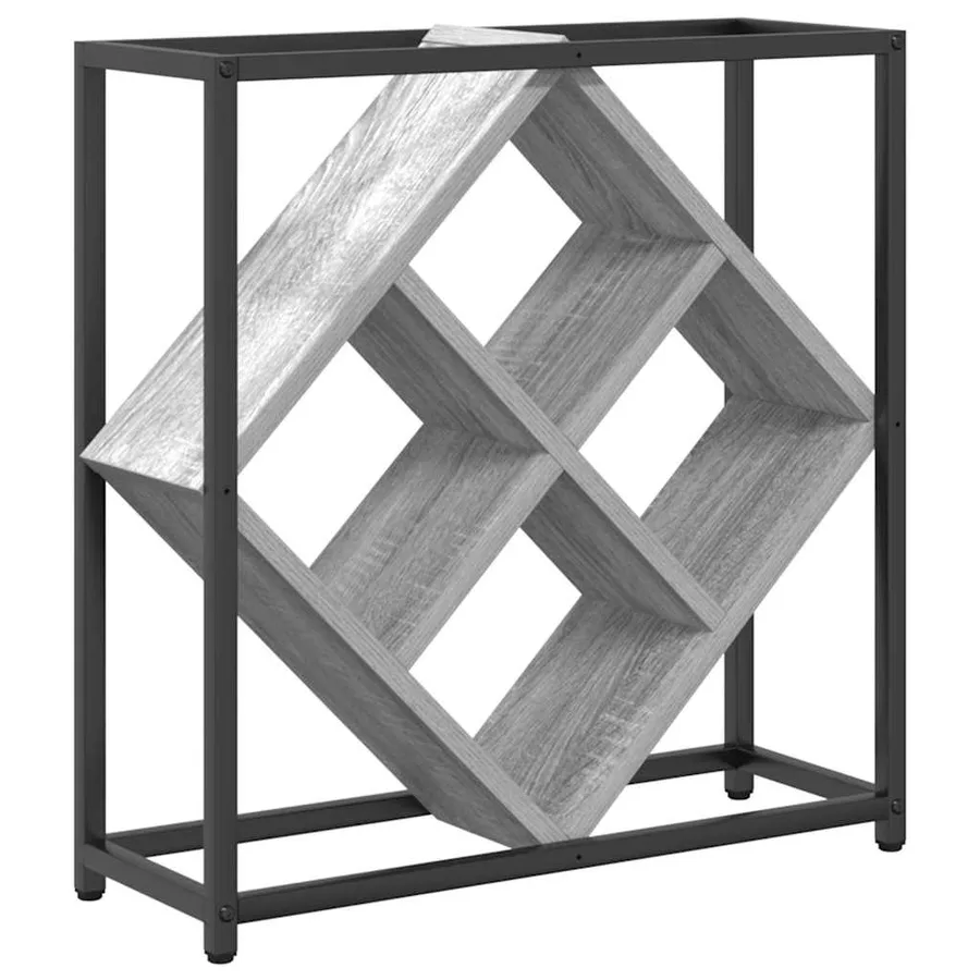 Étagère à vin Gris Sonoma 51 x 18 x 52,5 cm Bois d'ingénierie - 2
