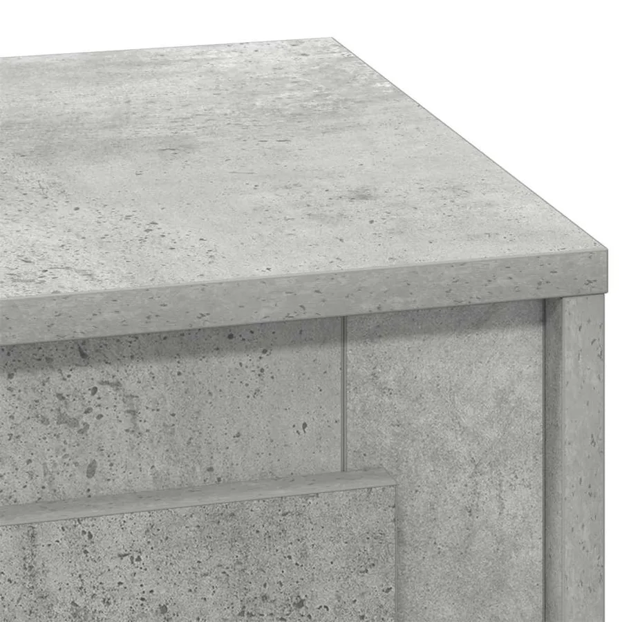 Cabinet de chevet 2 pcs Gris béton 44 x 34,5 x 45 cm - 11