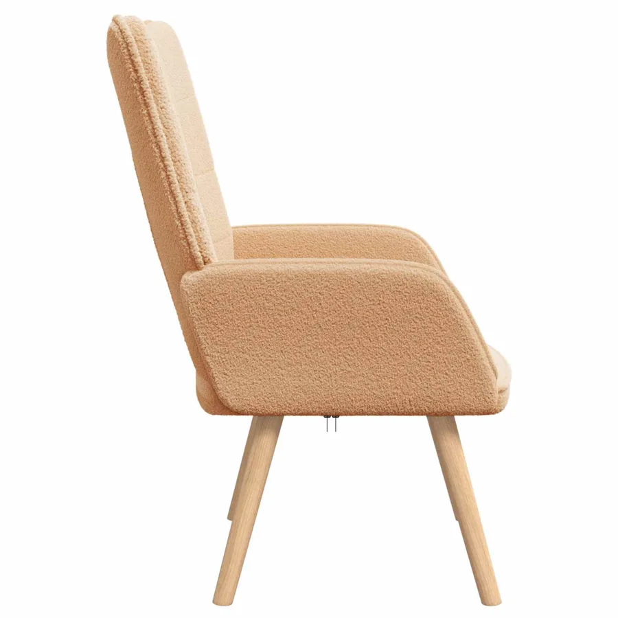 fauteuil Beige 62 x 67 x 95,5 cm Tissu Sherpa - 4