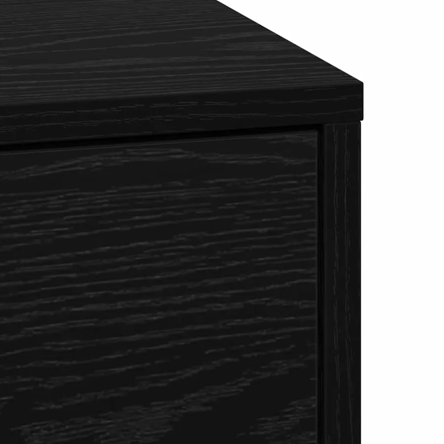 Cabinet de chevet Chêne noir 38 x 34 x 61 cm Bois d'ingénierie - 8