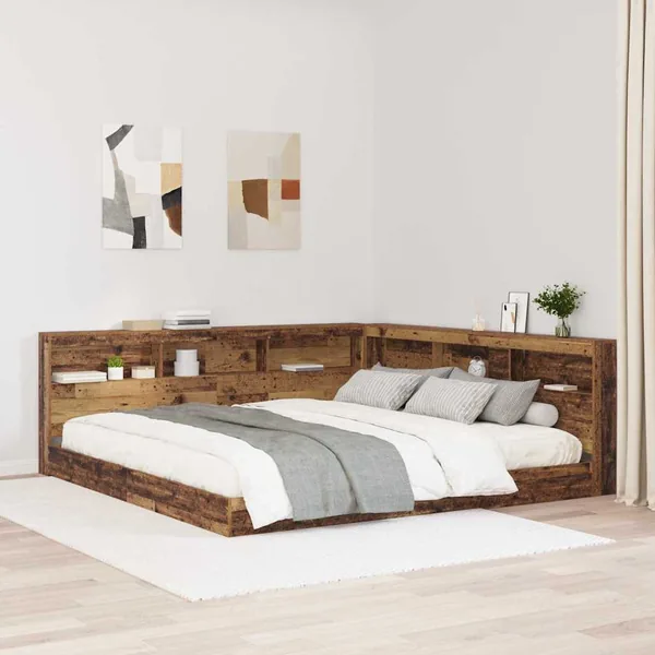 Tête de lit de rangement Bois Ancien 200 cm Bois d'ingénierie