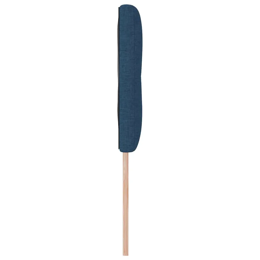 Tête de lit réglable en hauteur Bleu 160 cm tissu - 5
