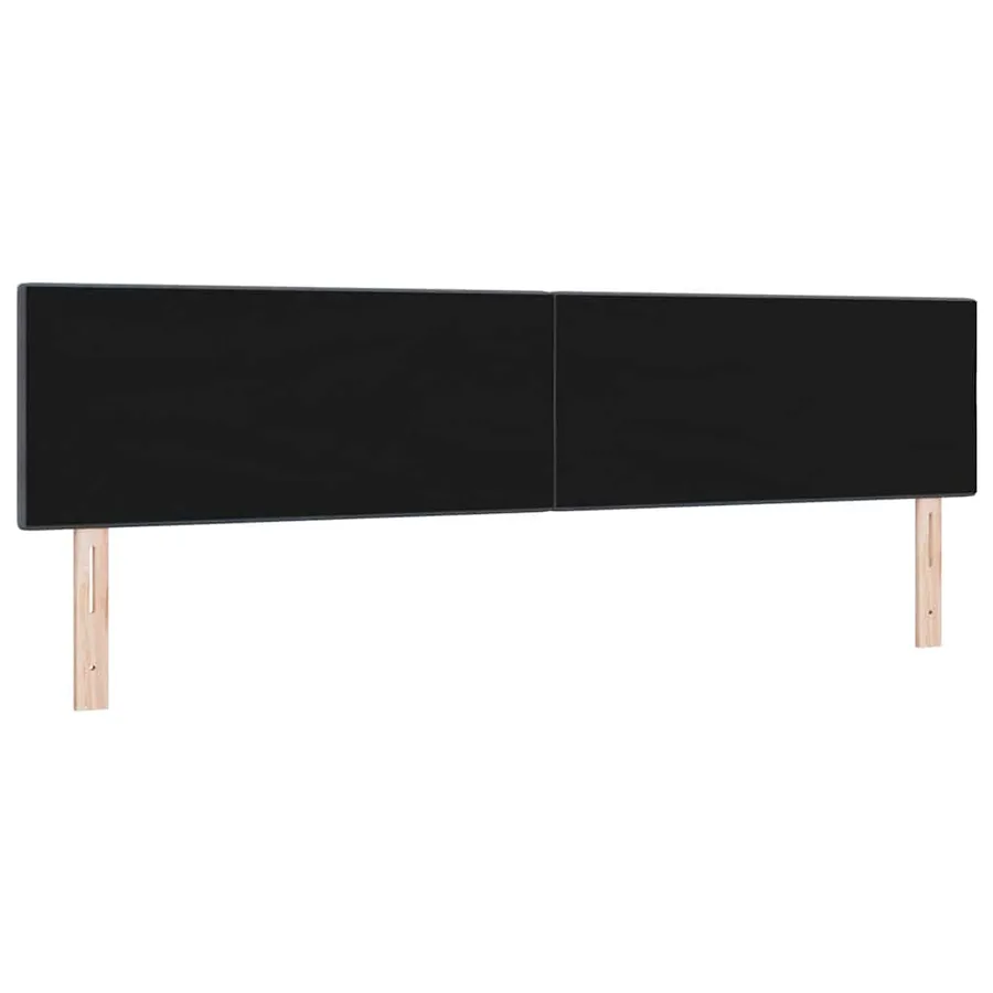 Tête de lit LED avec bandes LED Gris 200 cm Velours - 7