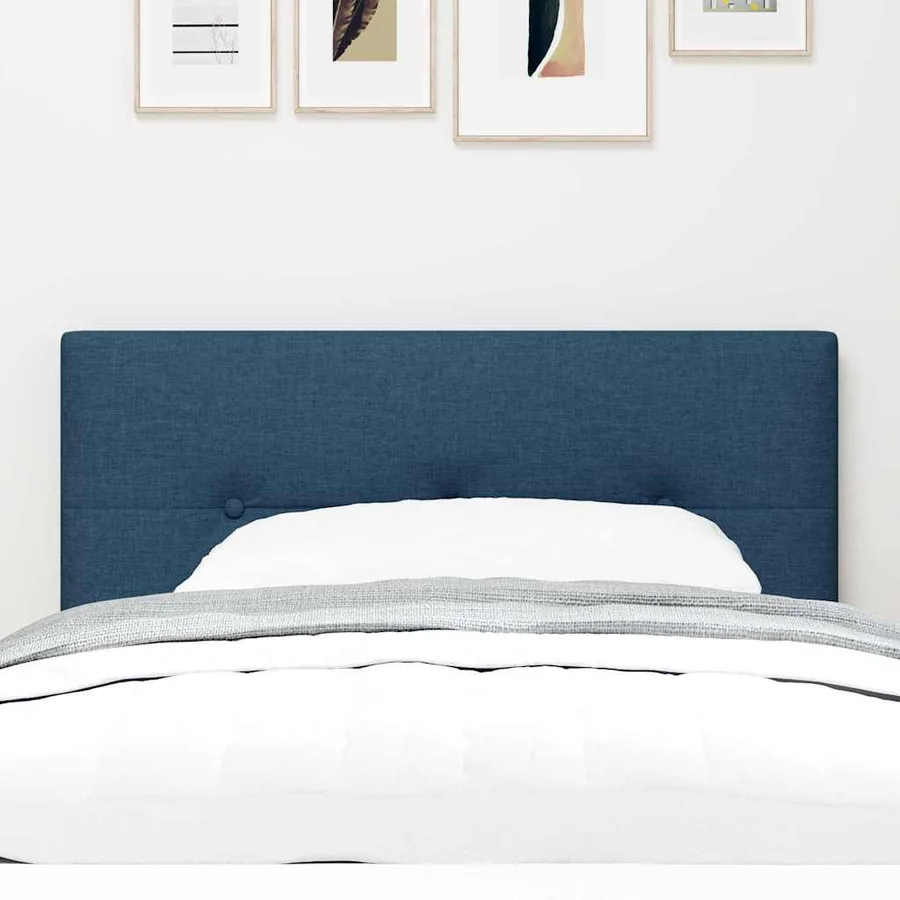 Tête de lit réglable en hauteur Bleu 100 cm tissu - 3