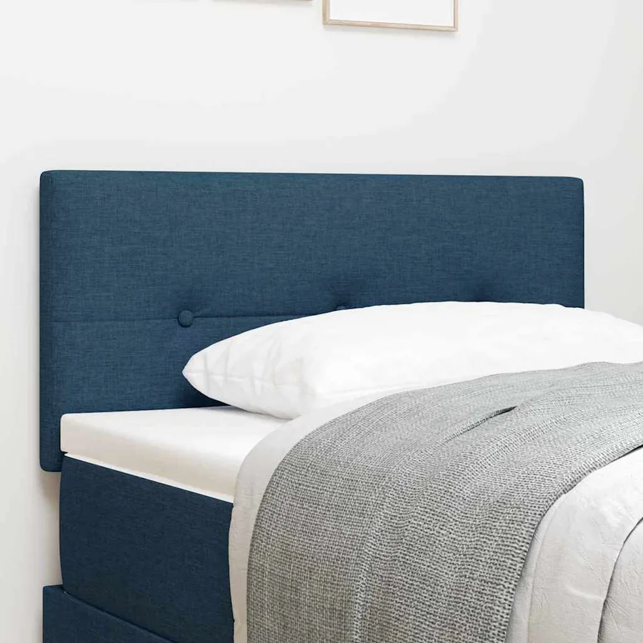 Tête de lit LED avec bandes LED Bleu 100 cm tissu