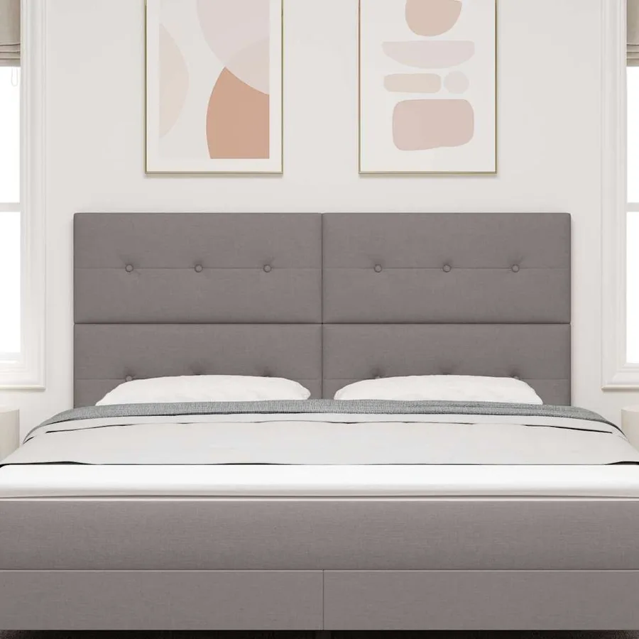Tête de lit réglable en hauteur Taupe 180 cm tissu - 3