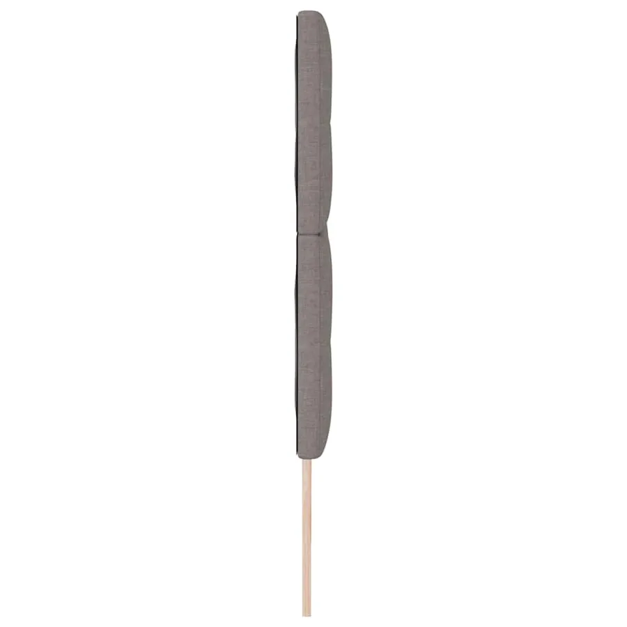 Tête de lit réglable en hauteur Taupe 180 cm tissu - 5