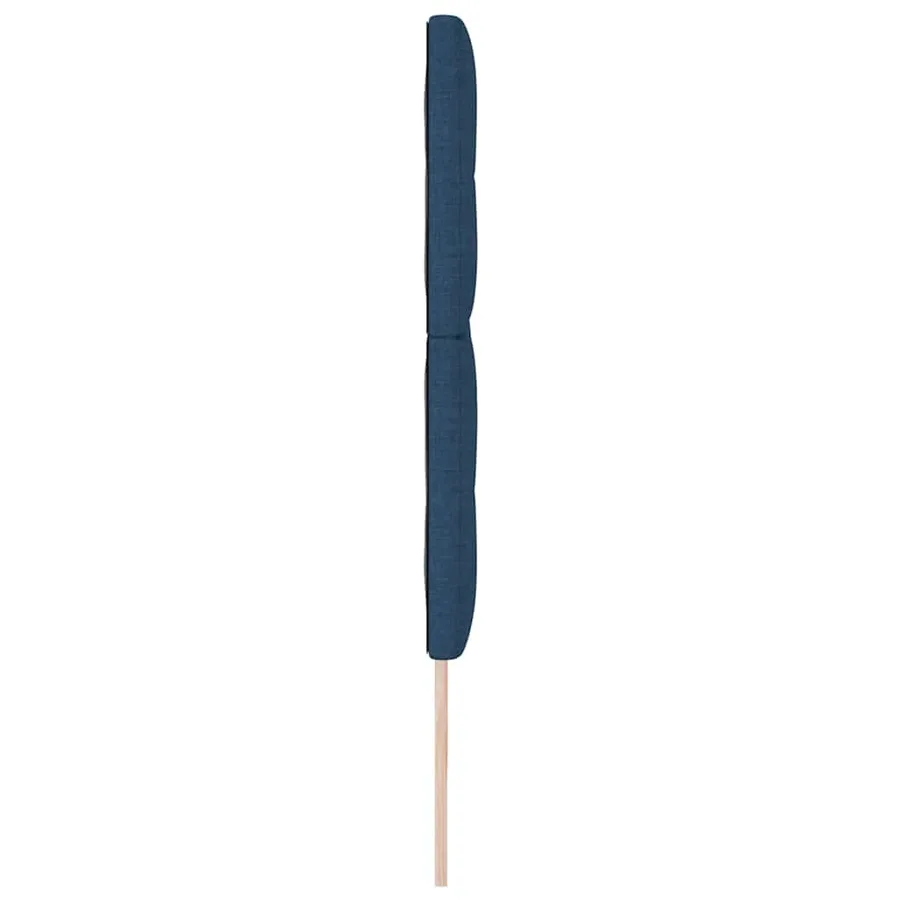 Tête de lit réglable en hauteur Bleu 200 cm tissu - 5