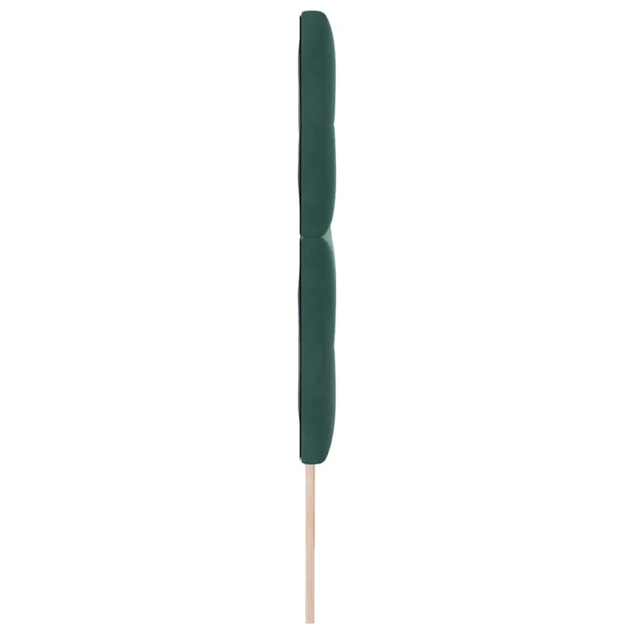 Tête de lit LED avec bandes LED Vert 180 cm Velours - 6
