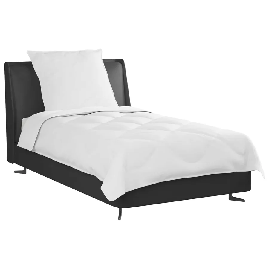 Duvet toutes saisons avec oreiller 2 pcs Blanc Microfibre - 3