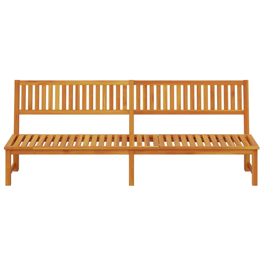 Transat Huile Naturelle 200 x 57 x 75cm Bois d'acacia massif - 4