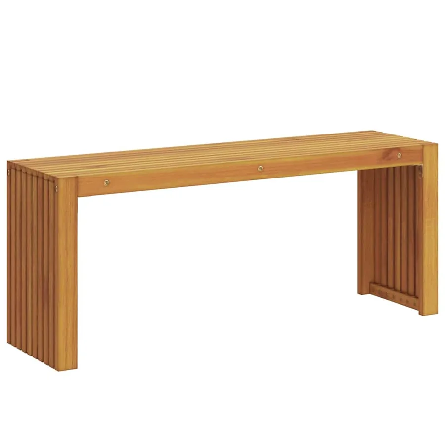 banc Huile Naturelle 110 x 30 x 45 cm Bois de teck massif - 2