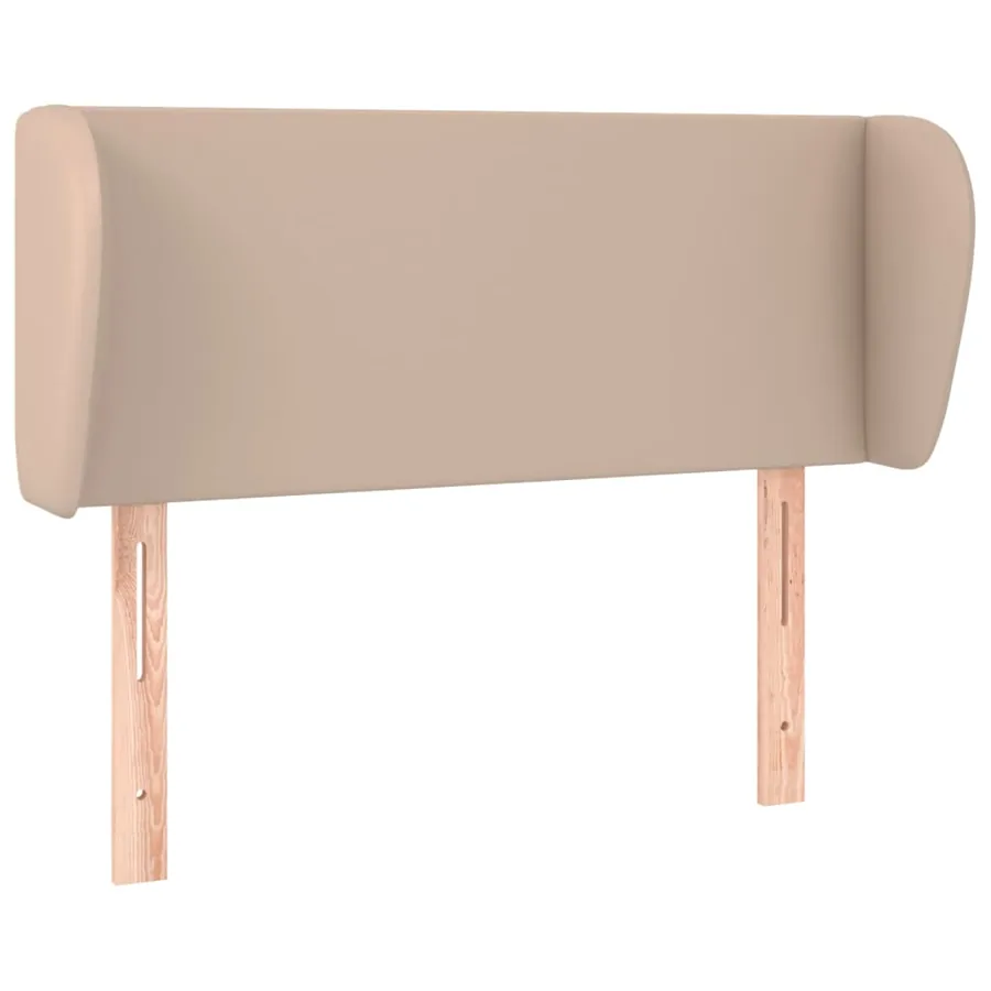 Tête de lit avec oreilles Cappuccino 103x23x78/88 cm Similicuir - 2