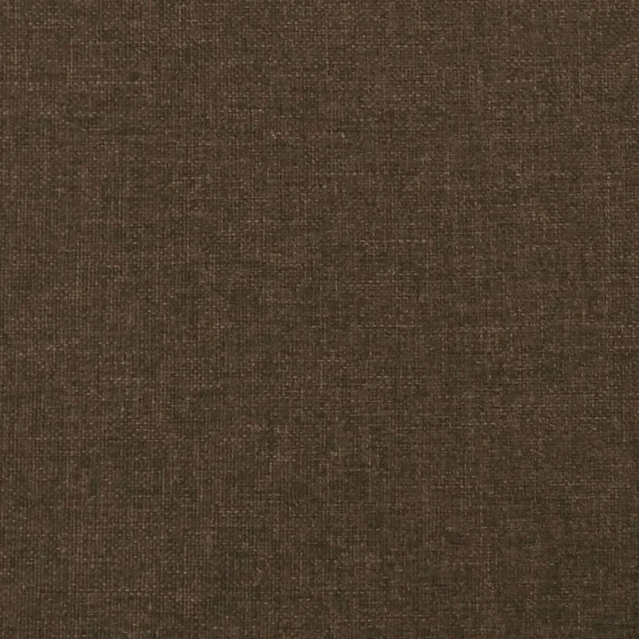 Tête de lit marron foncé 100x5x118/128 cm Tissu - 7