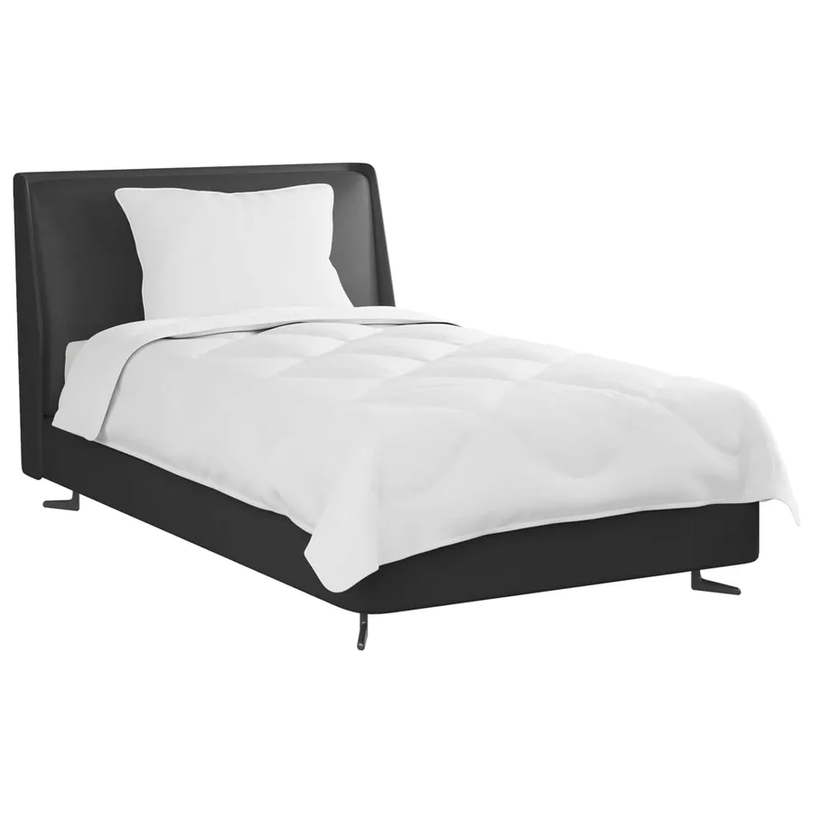 Duvet toutes saisons avec oreiller 2 pcs Blanc Microfibre - 3