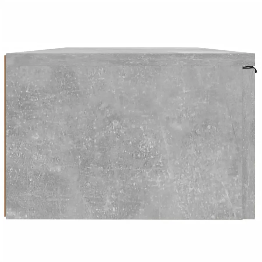 Armoires murales 2 pcs Gris béton 68x30x20 cm Bois d'ingénierie - 10