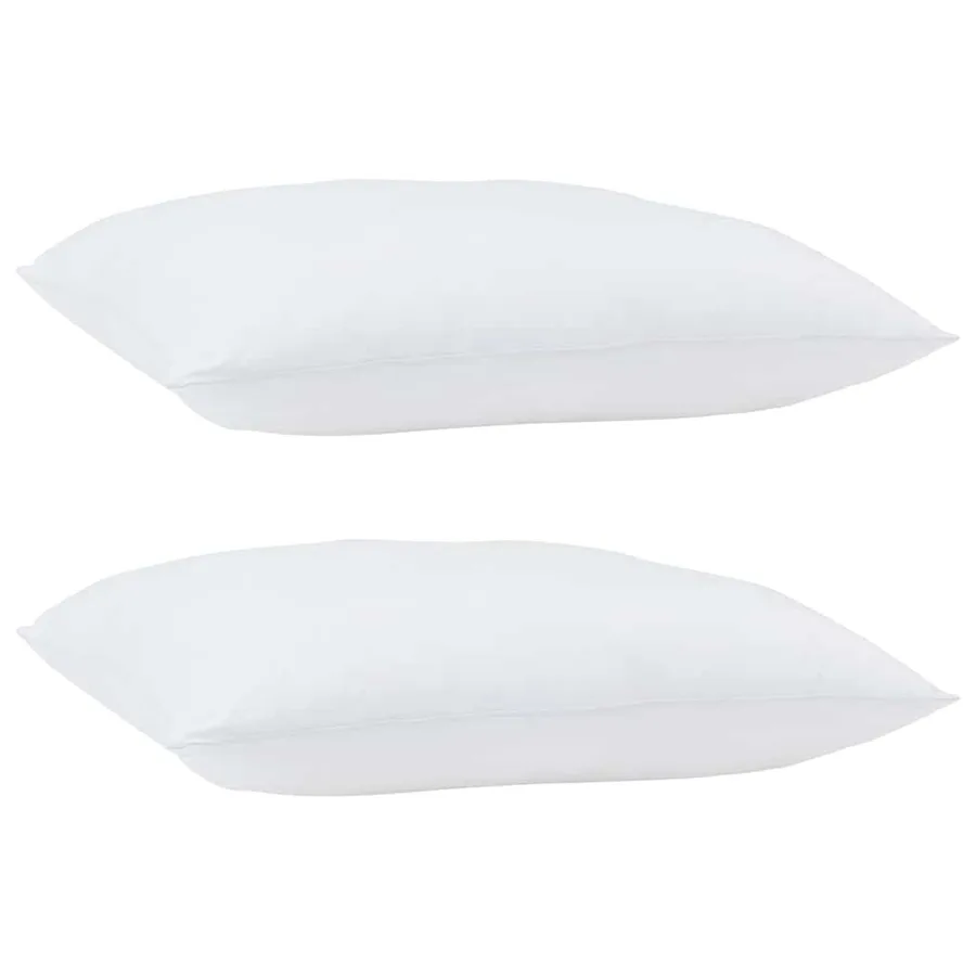 Oreiller 2 pcs Blanc 51 x 51 x 20 cm Coton et polyester - 3